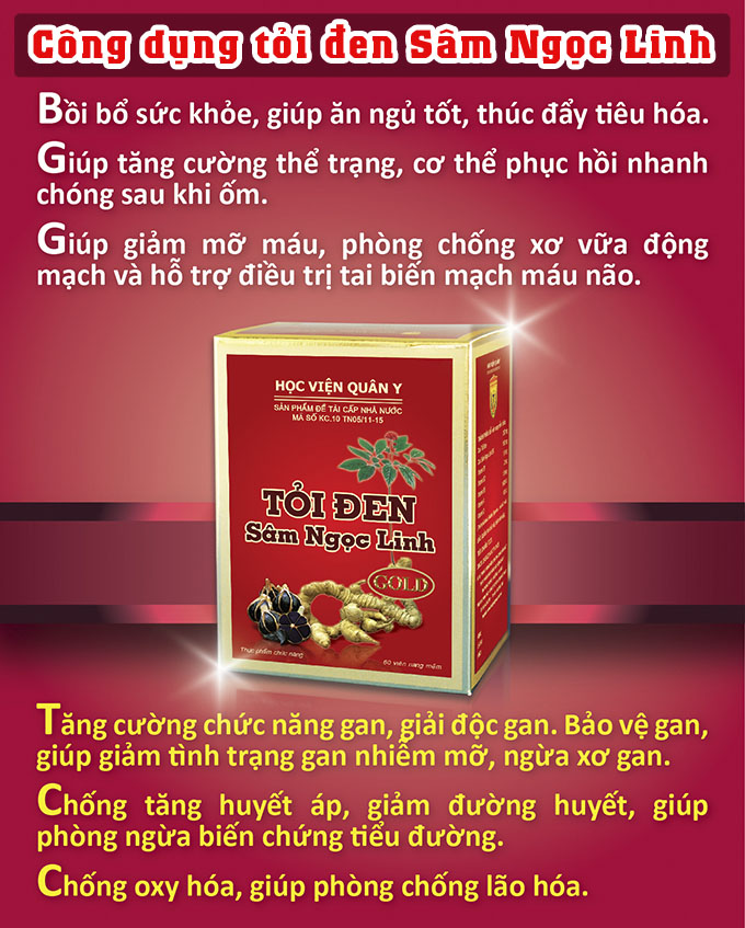 Tỏi đen sâm ngọc linh