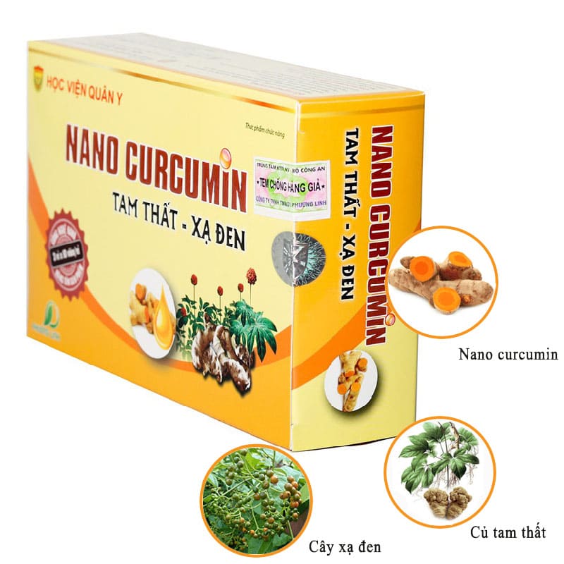 Nanocurcumin - tam thất - xạ đen - Học Viện Quân Y