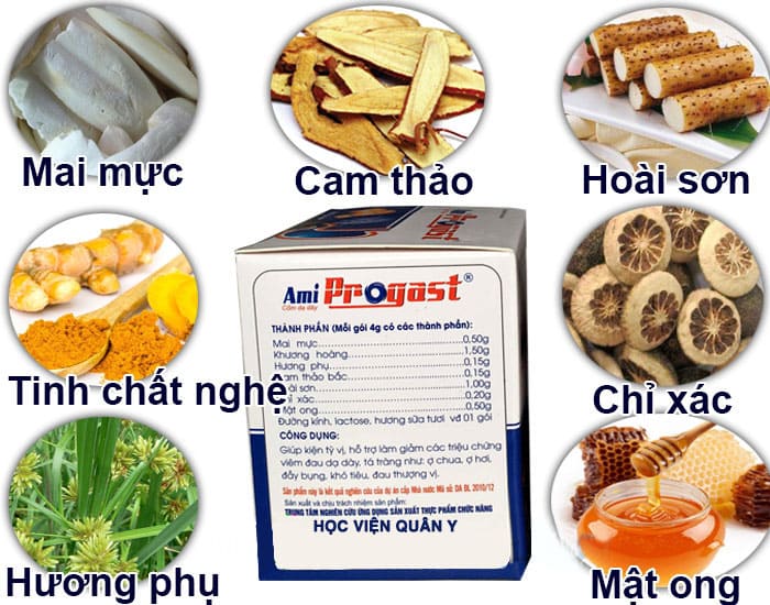 Cốm bình dạ dày Ami Progast