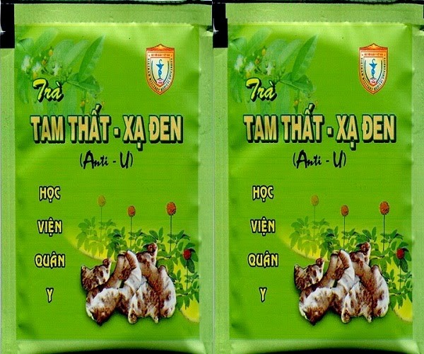 Trà tam thất xạ đen học viện quân y